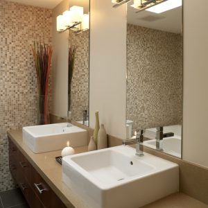 modern bathroom sink